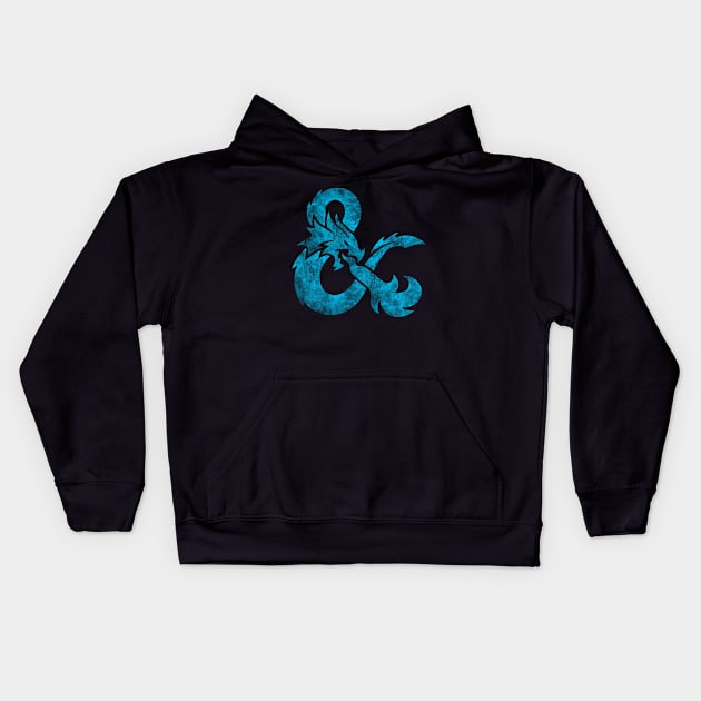 Vintage D&D Kids Hoodie by Scar